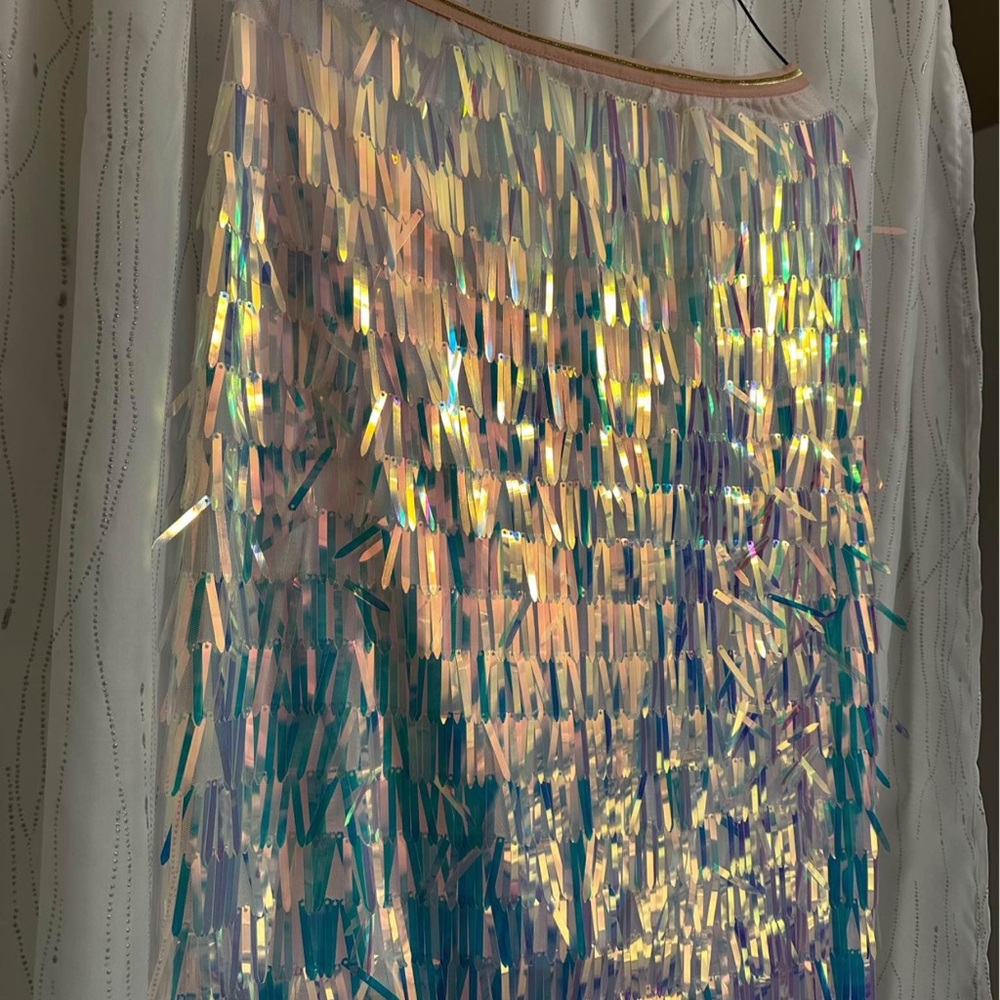 Iridescent Sequin Skirt